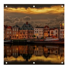 Old Port Of Maasslui Netherlands Banner And Sign 4  X 4  by 99art