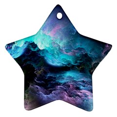 Abstract Graphics Nebula Psychedelic Space Ornament (Star)