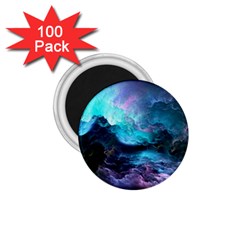 Abstract Graphics Nebula Psychedelic Space 1.75  Magnets (100 pack) 