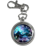 Abstract Graphics Nebula Psychedelic Space Key Chain Watches Front