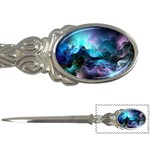 Abstract Graphics Nebula Psychedelic Space Letter Opener Front