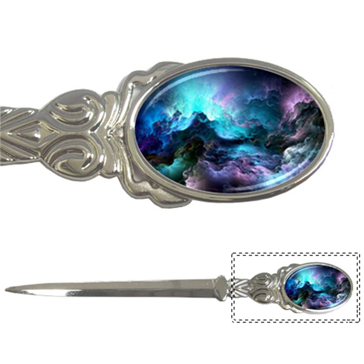 Abstract Graphics Nebula Psychedelic Space Letter Opener