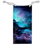 Abstract Graphics Nebula Psychedelic Space Jewelry Bag Back