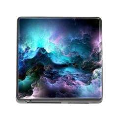 Abstract Graphics Nebula Psychedelic Space Memory Card Reader (Square 5 Slot)