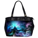 Abstract Graphics Nebula Psychedelic Space Oversize Office Handbag (2 Sides) Front