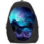 Abstract Graphics Nebula Psychedelic Space Backpack Bag Front