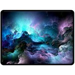 Abstract Graphics Nebula Psychedelic Space Two Sides Fleece Blanket (Large) 80 x60  Blanket Front