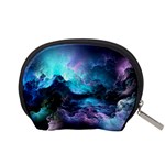 Abstract Graphics Nebula Psychedelic Space Accessory Pouch (Small) Back