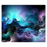 Abstract Graphics Nebula Psychedelic Space Two Sides Premium Plush Fleece Blanket (Small) 50 x40  Blanket Front