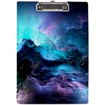 Abstract Graphics Nebula Psychedelic Space A4 Acrylic Clipboard Front