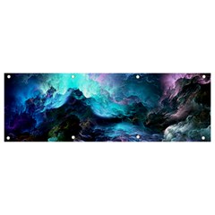 Abstract Graphics Nebula Psychedelic Space Banner and Sign 9  x 3 