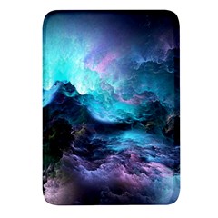 Abstract Graphics Nebula Psychedelic Space Rectangular Glass Fridge Magnet (4 pack)