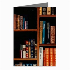 Assorted Title Of Books Piled In The Shelves Assorted Book Lot Inside The Wooden Shelf Greeting Cards (Pkg of 8)