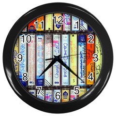 Cassette Tape Music Vintage 1980s 70s Wall Clock (black)