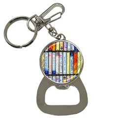 Cassette Tape Music Vintage 1980s 70s Bottle Opener Key Chain by 99art