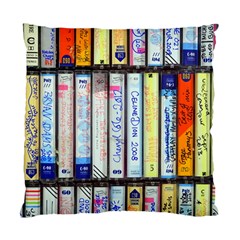 Cassette Tape Music Vintage 1980s 70s Standard Cushion Case (one Side) by 99art