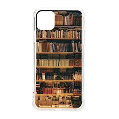 Books On Bookshelf Assorted Color Book Lot In Bookcase Library Iphone 11 Pro Max 6 5 Inch Tpu Uv Print Case by 99art