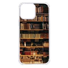 Books On Bookshelf Assorted Color Book Lot In Bookcase Library Iphone 13 Pro Max Tpu Uv Print Case by 99art