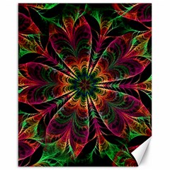 Multicolored Flower Mandala Wallpaper Kaleidoscope Pattern Canvas 16  X 20  by 99art