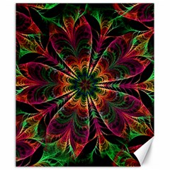 Multicolored Flower Mandala Wallpaper Kaleidoscope Pattern Canvas 20  X 24  by 99art