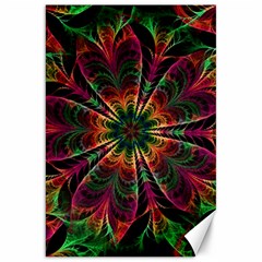 Multicolored Flower Mandala Wallpaper Kaleidoscope Pattern Canvas 20  X 30  by 99art