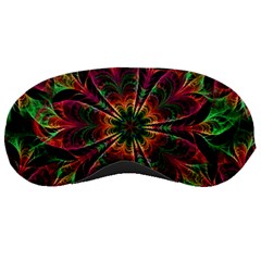 Multicolored Flower Mandala Wallpaper Kaleidoscope Pattern Sleeping Mask by 99art