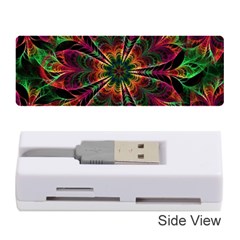 Multicolored Flower Mandala Wallpaper Kaleidoscope Pattern Memory Card Reader (stick) by 99art