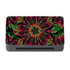 Multicolored Flower Mandala Wallpaper Kaleidoscope Pattern Memory Card Reader With Cf by 99art