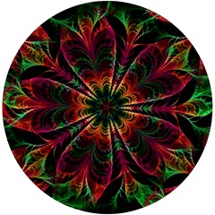 Multicolored Flower Mandala Wallpaper Kaleidoscope Pattern Uv Print Round Tile Coaster