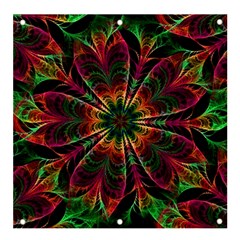 Multicolored Flower Mandala Wallpaper Kaleidoscope Pattern Banner And Sign 4  X 4  by 99art