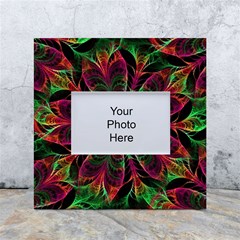 Multicolored Flower Mandala Wallpaper Kaleidoscope Pattern White Box Photo Frame 4  X 6  by 99art