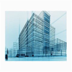 Architecture Blue Drawing Engineering City Modern Building Exterior Small Glasses Cloth