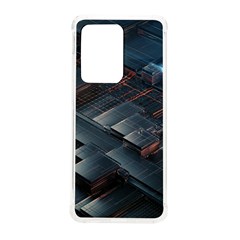 Architectural Design Abstract 3d Neon Glow Industry Samsung Galaxy S20 Ultra 6 9 Inch Tpu Uv Case by 99art