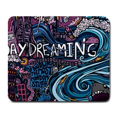 Graffiti Art Psychedelic Art Graphic Design Modern Art Large Mousepad by 99art