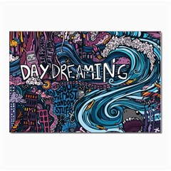 Graffiti Art Psychedelic Art Graphic Design Modern Art Postcard 4 x 6  (pkg Of 10) by 99art