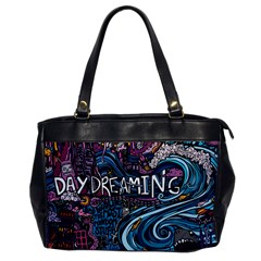 Graffiti Art Psychedelic Art Graphic Design Modern Art Oversize Office Handbag by 99art