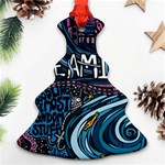 Graffiti Art Psychedelic Art Graphic Design Modern Art Christmas Tree Ornament (Two Sides) Front