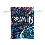 Graffiti Art Psychedelic Art Graphic Design Modern Art Lightweight Drawstring Pouch (M) Front