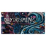 Graffiti Art Psychedelic Art Graphic Design Modern Art Banner and Sign 6  x 3  Front