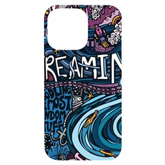 Graffiti Art Psychedelic Art Graphic Design Modern Art Iphone 14 Pro Max Black Uv Print Case by 99art