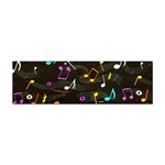 Assorted Color Musical Notes Wallpaper Fabric Sticker Bumper (100 pack) Front