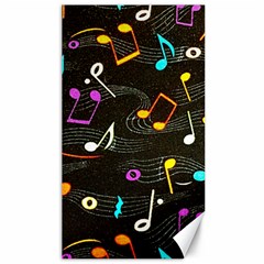 Assorted Color Musical Notes Wallpaper Fabric Canvas 40  x 72 