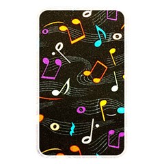 Assorted Color Musical Notes Wallpaper Fabric Memory Card Reader (Rectangular)