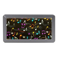 Assorted Color Musical Notes Wallpaper Fabric Memory Card Reader (Mini)