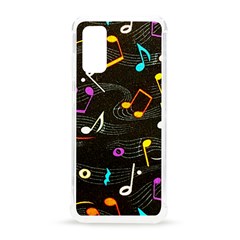 Assorted Color Musical Notes Wallpaper Fabric Samsung Galaxy S20 6 2 Inch Tpu Uv Case by 99art