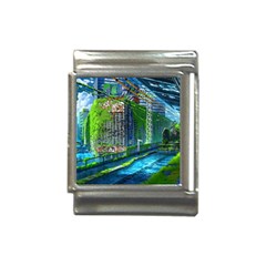 Anime Landscape Apocalyptic Ruins Water City Cityscape Italian Charm (13mm) by 99art