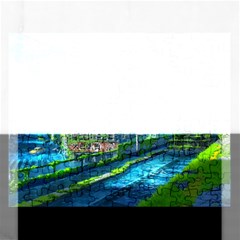 Anime Landscape Apocalyptic Ruins Water City Cityscape Rectangular Jigsaw Puzzl by 99art