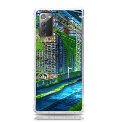 Anime Landscape Apocalyptic Ruins Water City Cityscape Samsung Galaxy Note 20 Tpu Uv Case by 99art