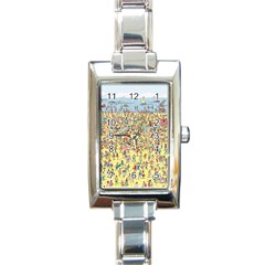 Waldo Cartoon Where s Wally Water Sky Sea Day Nature Rectangle Italian Charm Watch