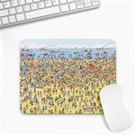 Waldo Cartoon Where s Wally Water Sky Sea Day Nature Small Mousepad Front